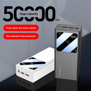 Batterie externe haute capacité 50000mAh à charge rapide, logo personnalisé, chargeur portable, écran LED, PowerBank USB - Product Image 2