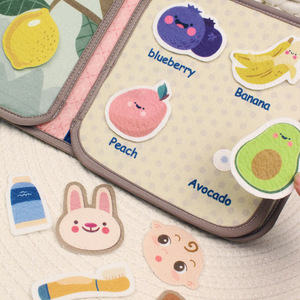 Nourrissons Sensoriels Tout-petits Voyage Jouet Activités 3d <span class=keywords><strong>Livre</strong></span> Occupé Enfants Montessori Cognitif Texturé Jouets Calme Doux <span class=keywords><strong>Bébé</strong></span> Tissu Livres - Product Image 3