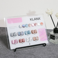 KLANA Ensemble de vernis à ongles gel Hema HPMA 8 couleurs, sans œil de chat, fabricant en gros de 15ml