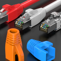 FTTH Glasfaser ausrüstung Rj45 Zug entlastungs stiefel Ethernet-Netzwerk kabelst ecker abdeckung Boot RJ45-Anschluss Boot