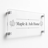 Enseigne murale moderne personnalisée en acrylique pour café, décoration de boulangerie, lettres en relief, impression UV, découpe laser, logo personnalisé, vente en gros