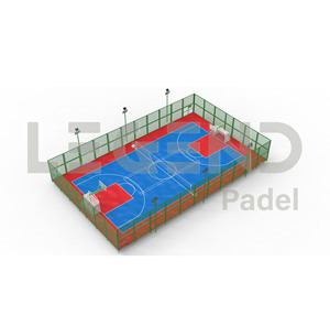 Đa chức năng lĩnh vực thể thao ngoài trời đa trò chơi tòa án thiết bị cơ sở padbol Tòa Án - Product Image 1