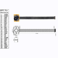Module de caméra USB2.0 UVC avec capteur IMX678 8MP 4K 30FPS 1/1.8 pouces, champ de vision 92°, MJPG YUV2, mise au point fixe pour l'inspection par vision industrielle