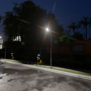 1200W Solar <b>Light</b> Outdoor IP67 LED High Brightness Street with CCTV Camera Battery & Radar <b>Sensor</b> - Product Image 3