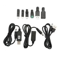 Cable USB Boost Line DC 5V a DC 12V/9V Step Up Module Cable Adaptador convertidor USB 2.1X5.5MM enchufe para Arduino WIFI Router