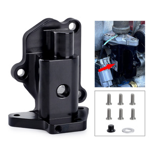 Couvercle de boîtier de soupape solénoïde VTEC en alliage d'aluminium anodisé noir pour les systèmes de moteur Honda série B - Product Image 2