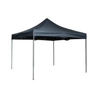 Carpa Publicitaria Exterior Personalizada con Logotipo Impreso, Toldo de Cuatro Patas con Cortinas Laterales, Impermeable, de Poliéster Plegable para Eventos