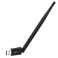 Tarjeta de Red Inalámbrica USB de 8 Líneas para Europa, Antena Externa, Sin Controladores, WIFI Oscam Polonia