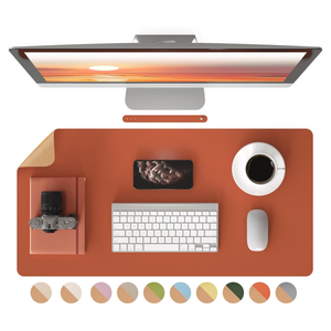 Tapis de bureau anime double face personnalisé ODM, imperméable, en cuir PU, grand tapis de souris pour ordinateur portable et clavier de bureau - Product Image 4