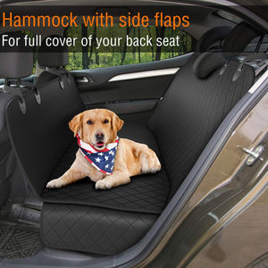 Sanan-funda para asiento trasero de coche, hamaca acolchada impermeable para perros con solapa lateral - Product Image 3