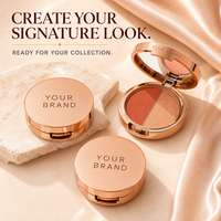 Palette d'ombres à paupières à effet duo-chrome en marque privée, faible MOQ, avec formule mate et scintillante, résistante à l'eau, pour un look naturel