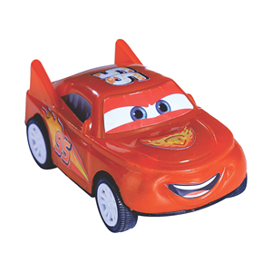 Voiture de course miniature de dessin animé pour enfants, aventure rapide sur route, emballée en BOPP - Product Image 1