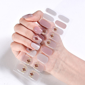 Gel semicurado para uñas, fabricación de pegatinas oxicas, brillo semicurado - Product Image 1