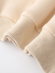 <span class=keywords><strong>Sudadera</strong></span> <span class=keywords><strong>de</strong></span> Forro Polar <span class=keywords><strong>de</strong></span> Cuello Redondo, Color Beige Clásico, <span class=keywords><strong>de</strong></span> Calidad Premium, para Uso Diario, para Mujer, Abrigo Cálido <span class=keywords><strong>de</strong></span> Invierno - Product Image 4