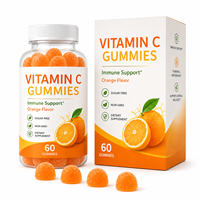 Gomitas Veganas de Vitamina C a Base de Pectina, 250 mg, Sin Azúcar, Sin OMG, para el Bienestar Inmunológico, ODM, Marca Privada