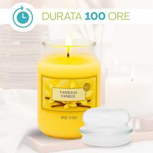 Bougie parfumée Vaniglia Jar Candles 510g, lot de 3, fabriquée en Italie - Product Image 4