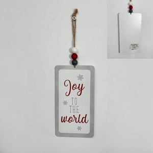 Letrero Metálico Colgante Vintage de Navidad con la Frase 'Baby It's Cold Outside', Impresión UV, Regalo Decorativo de Navidad - Product Image 4