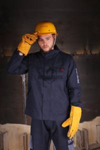 Ropa de Trabajo de Seguridad Ignífuga y Antiestática EN11611 EN11612 Traje de Protección FRC para Soldadores - Product Image 2