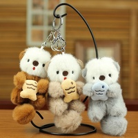 Grosir Pabrik Boneka Hewan Isi Dakron Mainan Plush Kawaii Gantungan Kunci Beruang Laut Boneka Plush Lembut untuk Anak-Anak