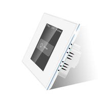 Interruptor de Luz Inteligente Táctil LCD de 1/2/3/4 Botones para Automatización del Hogar Inteligente Tuya, Compatible con Tuya Smart Life y Apple Homekit