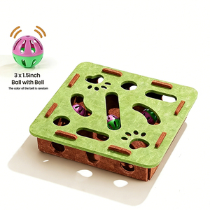 Juguete de Fieltro de Lana Ecológico para Gatos, Juego de Escondidas, Ejercicio y Diversión, Estimula los Instintos de Caza - Product Image 1