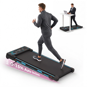 <span class=keywords><strong>Caminadora</strong></span> Eléctrica Plegable con Inclinación Automática del 1-15%, Cinta de 40 cm de Ancho, Máquina de Fitness <span class=keywords><strong>para</strong></span> Debajo del Escritorio, <span class=keywords><strong>Gimnasio</strong></span> en Casa, Personalizable OEM - Product Image 1
