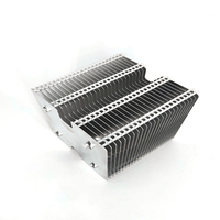 Dissipateur thermique en aluminium sur mesure, à clipser, estampé, haute puissance, profilé en aluminium extrudé usiné