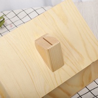 Nouveau Nid d'Oiseau en Bois Créatif de Shandong pour l'Extérieur, Style Villa, pour Perroquets, Mangeoire Décorative et Tirelire