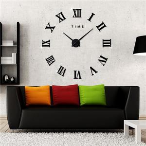 Large Wall <strong>Clock</strong> for Wall Decoration Circular Acrylic Home Decor <strong>Diy</strong> Roman Numeral Acrylic Mirror Wall <strong>Clock</strong> - Product Image 2
