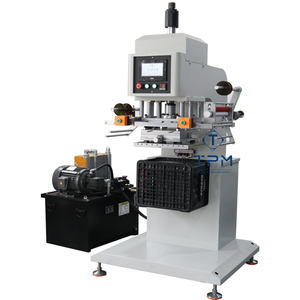 Machine de marquage à chaud à <span class=keywords><strong>grand</strong></span> <span class=keywords><strong>format</strong></span> TPM 20 tonnes pour caisses, avec cadre hydraulique pour dorure à chaud - Product Image 3