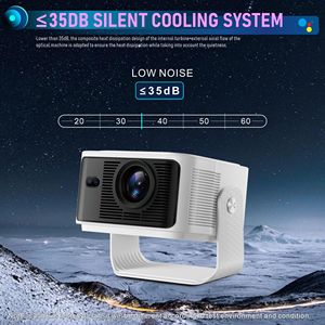 Proyector Inteligente LED Junuo HY350MAX 1080P, Certificado por Google TV, HDR10, 500 ANSI Lúmenes, BT 5.0, Conexión WiFi, Portátil - Product Image 3