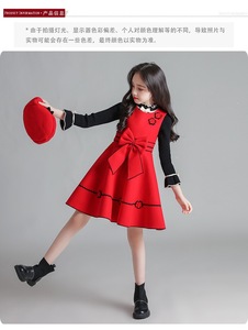 Vestito Invernale in Lana con Cappello per Bambine, Abito da Compleanno e Natale, Vendita Calda 2022 - Product Image 6