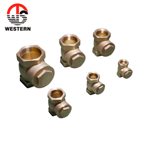 Trung Quốc Vệ Sinh PN20 200WOG FXF ISO228/1 Tiêu Chuẩn Brass Ngang Loại Non-return Swing Kiểm Tra Van - Product Image 5