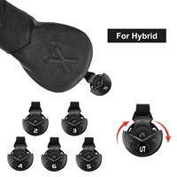 Housse de club de golf personnalisée imperméable OEM pour woods et driver avec matériau en cuir PU