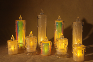 Giáng Sinh Điều Khiển Từ Xa Pin Hoạt Động Màu Led Nến - Product Image 4