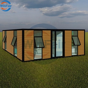 WinFair <span class=keywords><strong>Bungalow</strong></span> Módulo Casa Móvil Precio para Vivir Prefabricado Mini Casa Contenedor Expandible Plegable 20Ft Casas Prefabricadas - Product Image 2