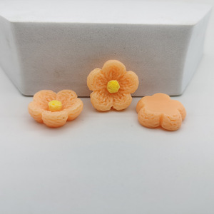 Dessin animé mignon <span class=keywords><strong>laine</strong></span> fleur Flatback résine breloques Cabochon pour Slime remplissage maison de poupée <span class=keywords><strong>bricolage</strong></span> artisanat coque de téléphone réfrigérateur enfants pince <span class=keywords><strong>à</strong></span> cheveux - Product Image 6