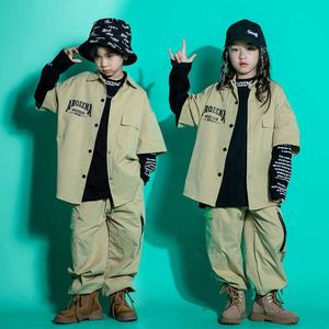 <span class=keywords><strong>Ropa</strong></span> Urbana Kpop <span class=keywords><strong>para</strong></span> Niños y Adolescentes, <span class=keywords><strong>Ropa</strong></span> Hip Hop, Camisa Caqui, Pantalones Cargo Jogger <span class=keywords><strong>para</strong></span> Niñas y Niños, Disfraz de Baile Jazz, <span class=keywords><strong>Ropa</strong></span> <span class=keywords><strong>para</strong></span> Espectáculos - Product Image 1