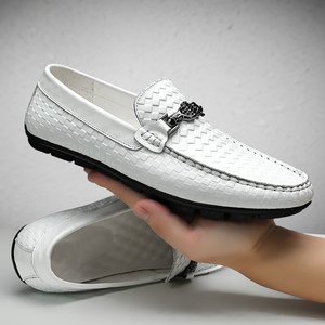 <strong>Leather</strong> Men <strong>Shoes</strong> Slip on Moccasins Mens Breathable <strong>Black</strong> Brown Casual <strong>Shoes</strong> Luxury Brand Loafers Driving <strong>Shoes</strong> Zapatos Hombre - Product Image 4