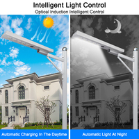 Lampadaire solaire led tout-en-un pour l'extérieur, prix compétitif, 40w, 60w, 80w