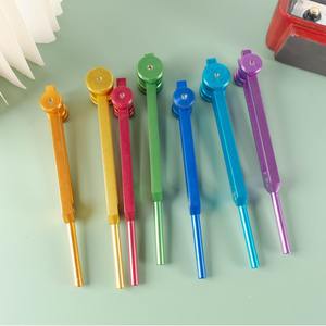 Tenedor de afinación de Chakra colorido ponderado, 7 Chakra y 1 Tenedores de afinación de propósito alma para curar, relajar, <span class=keywords><strong>aliviar</strong></span> el estrés, mantener la mente - Product Image 3