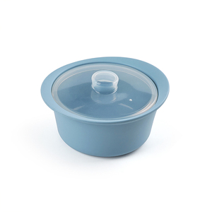Portable Section Silicone Steamer <b>Pot</b> for <b>Vegetables</b> Meat and Rice Microwave Safe Heat Resistant Non Stick - Product Image 2