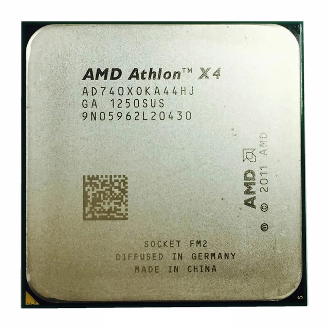 For AMD Athlon X4 740 3.2G 65W Quad-Core CPU Processor AD740XOKA44HJ Socket FM2