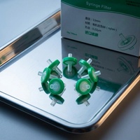 Filtre seringue aseptique de laboratoire pour culture cellulaire 0,22 μm, filtration stérile, milieu de culture