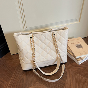 Новинка: Большая сумка-тоут с молнией, роскошная сумка-клатч из PU, женская сумка через плечо с большой вместимостью. - Product Image 3