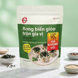 Alga Marina Coreana O'food Crispy Laver con Condimento 40g – Deliciosa Cobertura para Arroz y Bocadillo |   Algas Marinas al por Mayor y OEM - Product Image 1