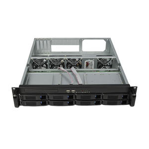 2u 8 Hot Swap Bay Rack Mount Server gehäuse Hot Swap 12 "X 9,6" Atx-Gehäuse mit einem Video raum - Product Image 3