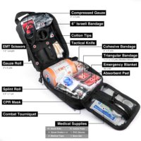 IFAK portable-Trousse de premiers soins tout-en-un pour le camping, la randonnée, la préparation aux situations d'urgence, la survie en milieu sauvage et les premiers intervenants