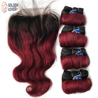 Extensions de cheveux brésiliens ondulés 6-8 pouces, 100% cheveux humains vierges, tissage Afro-B, ondulations courtes, best-seller en Afrique