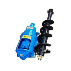 Hydraulic Earth Auger post hole digger hydraulic auger drive with drill for hole drilling